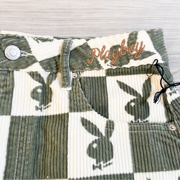 Playboy Game Of Bunnies Low Rise Mini Skirt - Picture 4 of 10